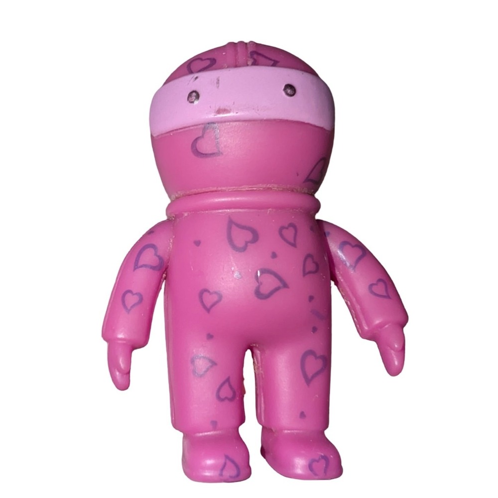 Cox Kids Figure Pink Hearts Character Toy 2010 Collectible Mini Figure